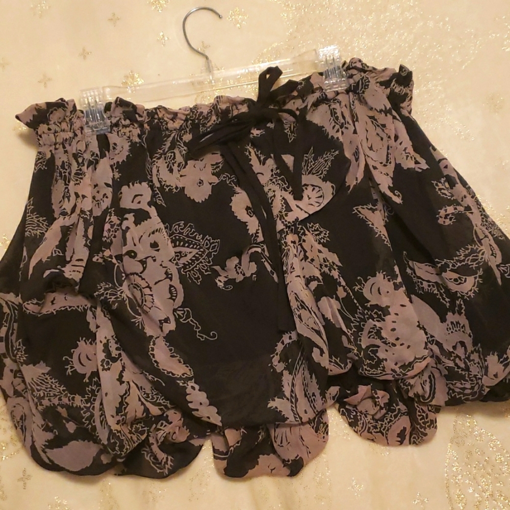 Vintage AllSaints, Ruffled Mini Skirt, super cute and soft.